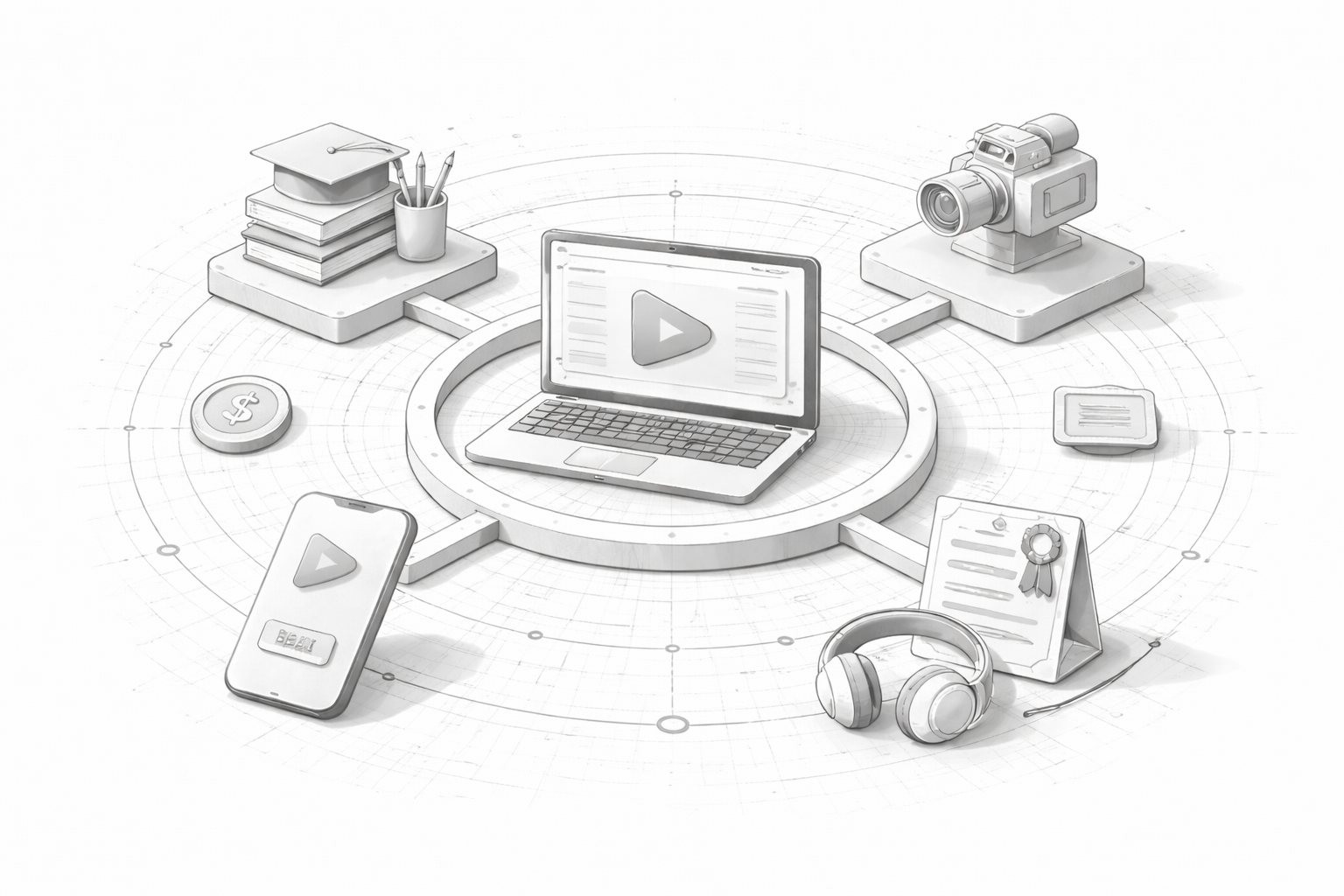 Pencil and Screen media and education design process — content strategy and experience design for digital learning platforms