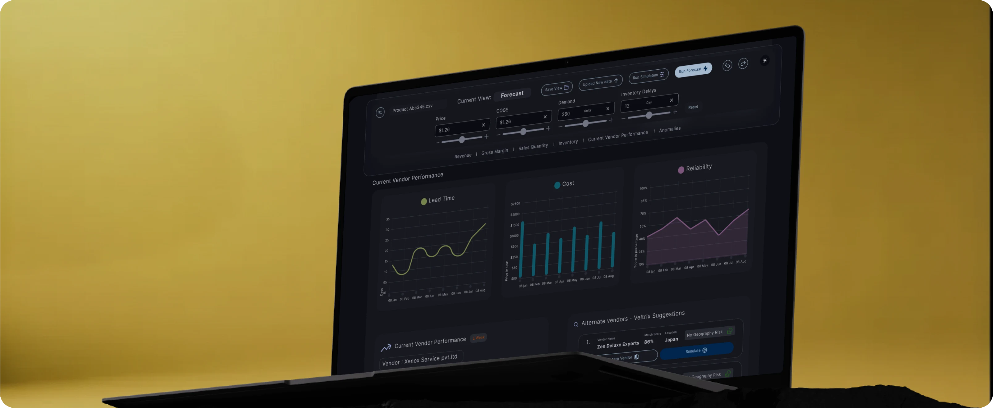 SaaS and B2B platform design mockup showing enterprise dashboard, scalable product interface, and workflow management system